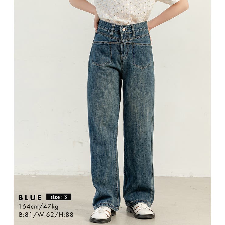 デニム パンツ 韓国ファッション | teddyshop | 詳細画像14 