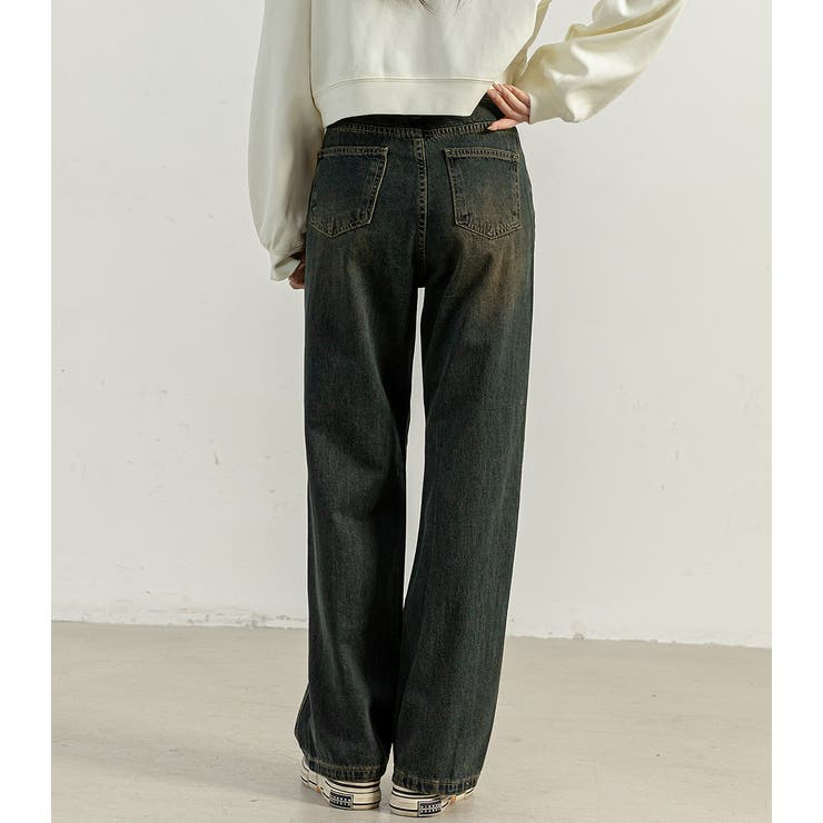 デニムパンツ ワイド ボトムス | teddyshop | 詳細画像10 