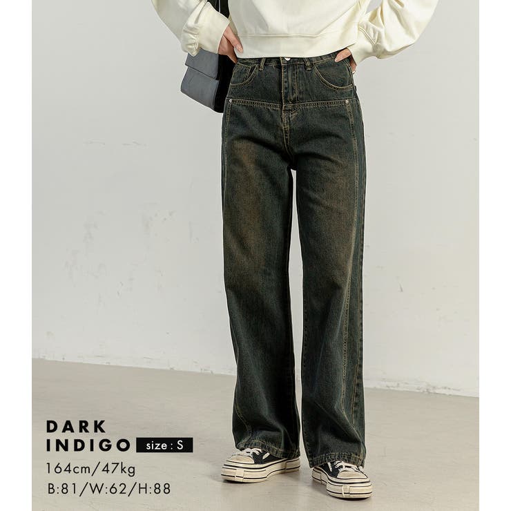 デニムパンツ ワイド ボトムス | teddyshop | 詳細画像7 