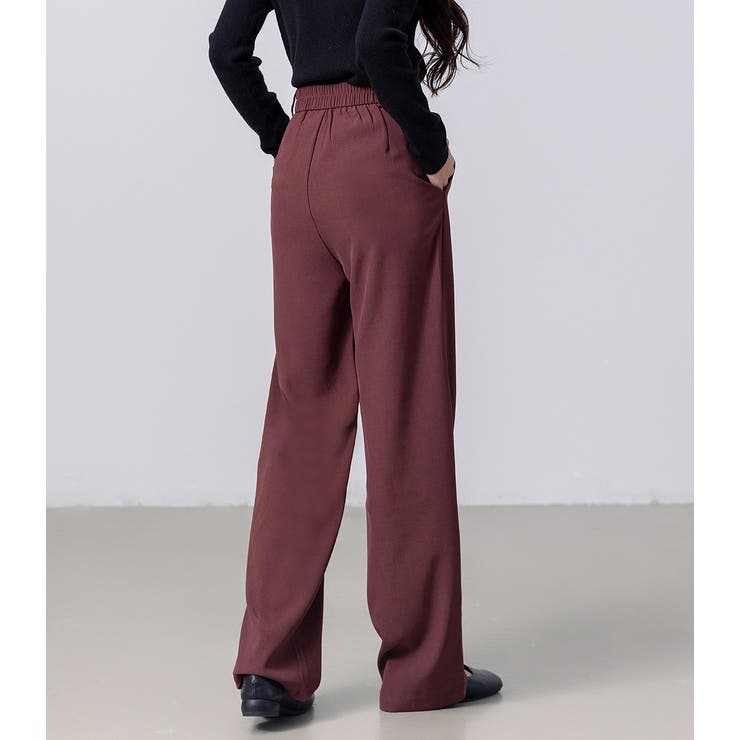 ハイウエスト タックパンツ スラックス | teddyshop | 詳細画像26 