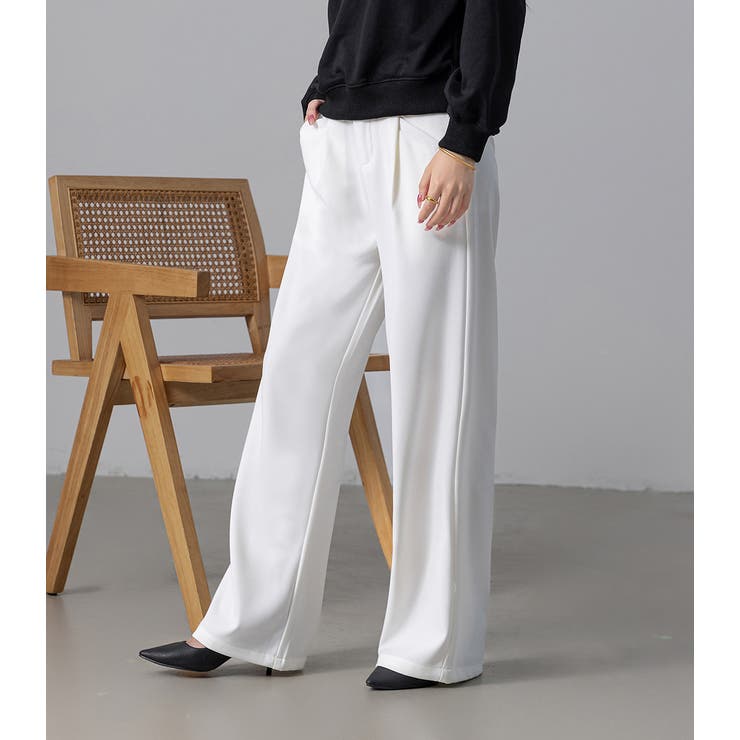 ハイウエスト タックパンツ スラックス | teddyshop | 詳細画像30 