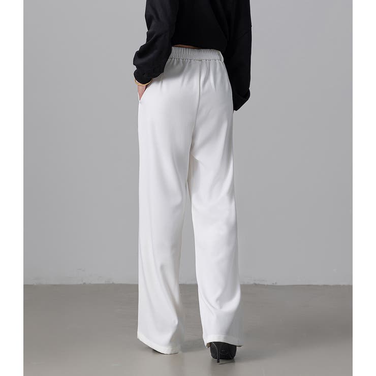 ハイウエスト タックパンツ スラックス | teddyshop | 詳細画像31 