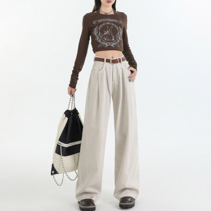 ワイド デニム パンツ | teddyshop | 詳細画像29 