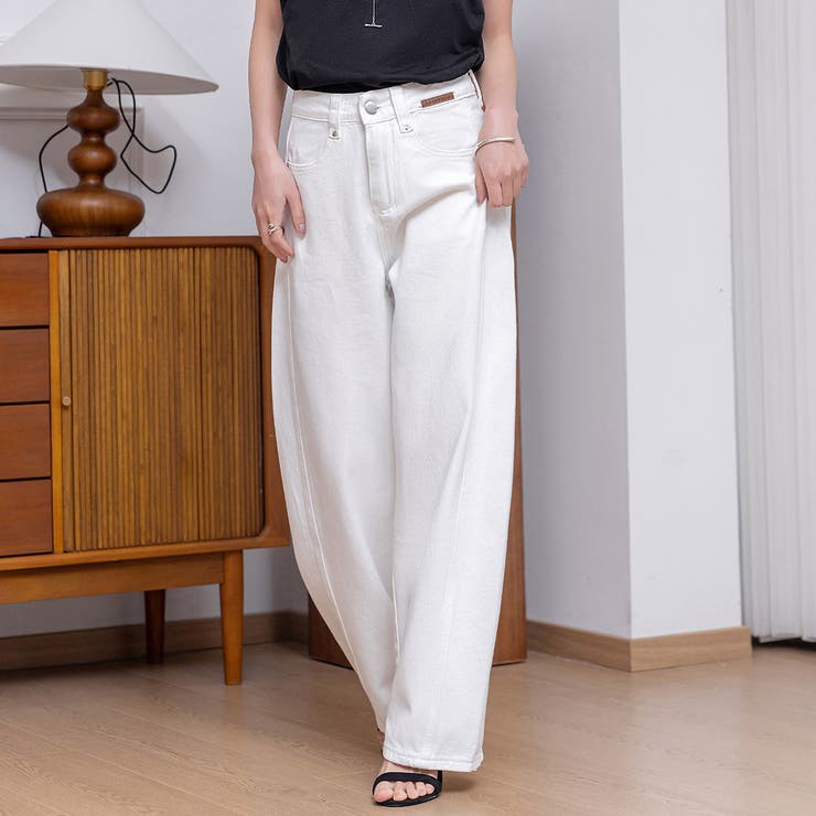 カーブデニム パンツ ワイド | teddyshop | 詳細画像27 