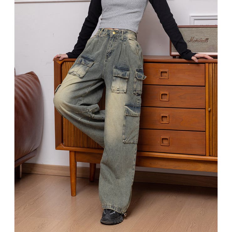 ワイドパンツ ストレート デニム | teddyshop | 詳細画像12 