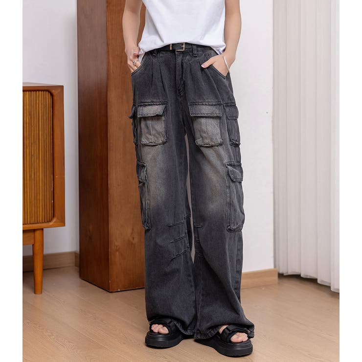 ワイドパンツ ストレート デニム | teddyshop | 詳細画像22 