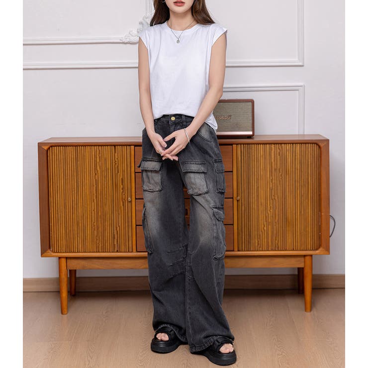 ワイドパンツ ストレート デニム | teddyshop | 詳細画像24 