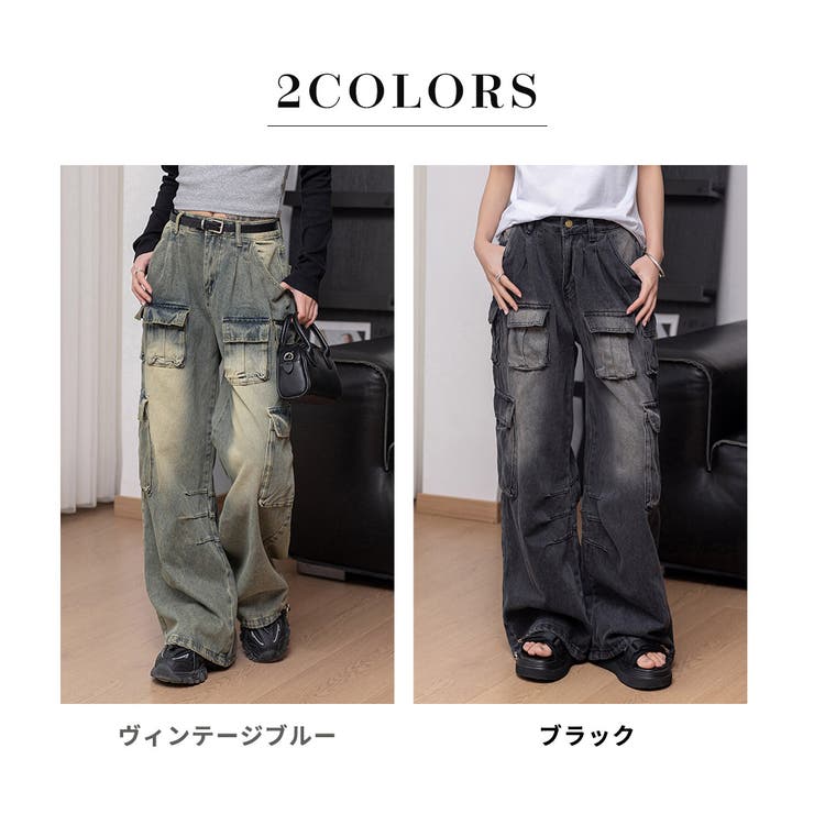 ワイドパンツ ストレート デニム | teddyshop | 詳細画像5 