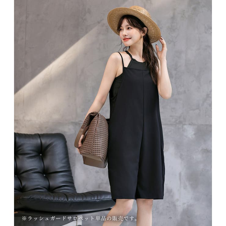 【UVカット率99 4%】ラッシュガード サロペット | teddyshop | 詳細画像15 