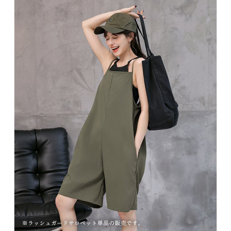 【UVカット率99 4%】ラッシュガード サロペット | teddyshop | 詳細画像26 