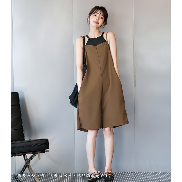 【UVカット率99 4%】ラッシュガード サロペット | teddyshop | 詳細画像32 