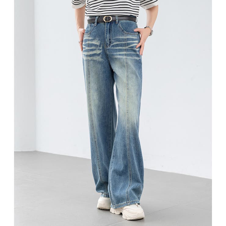 ワイド ストレート デニム | teddyshop | 詳細画像9 