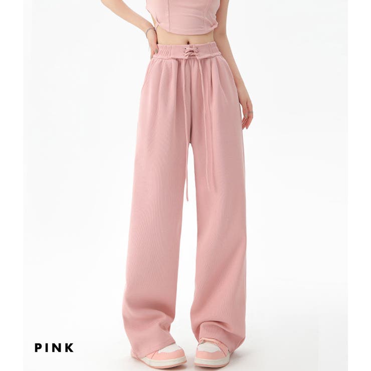 「ゆるっと美脚スウェット」スウェットパンツ レディース 全4色 | teddyshop | 詳細画像16 