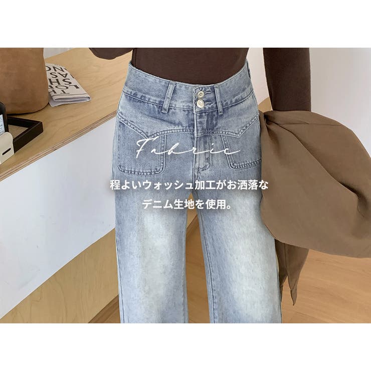 「斬新フラップ」デニム パンツ ワイド | teddyshop | 詳細画像4 