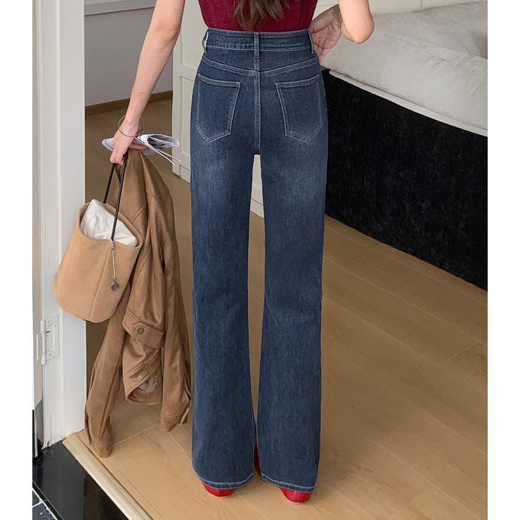 「美脚強調センター」デニム パンツ ストレート | teddyshop | 詳細画像11 