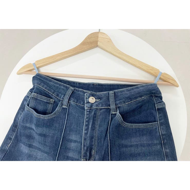 「美脚強調センター」デニム パンツ ストレート | teddyshop | 詳細画像14 