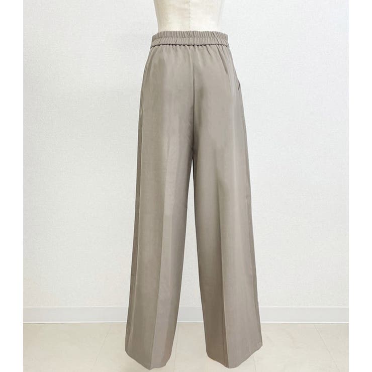 「バックゴムでウエストすっきり」ワイドパンツ レディース 全6色 | teddyshop | 詳細画像20 