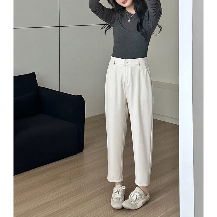 「ジャケットとも合わせやすい」テーパード パンツ ロング丈 | teddyshop | 詳細画像25 