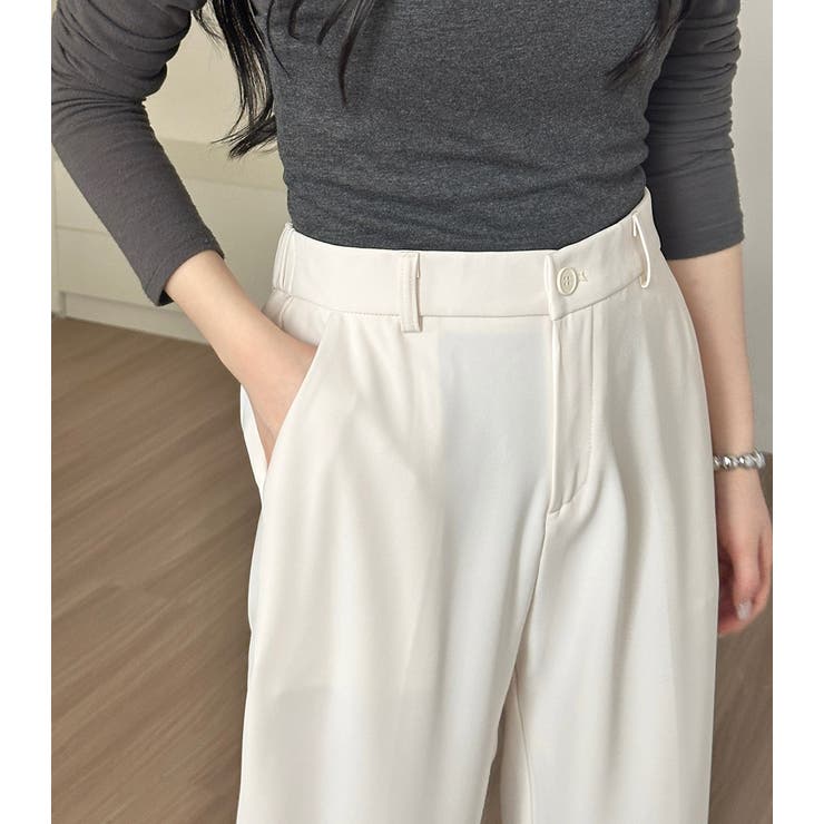 「ジャケットとも合わせやすい」テーパード パンツ ロング丈 | teddyshop | 詳細画像26 