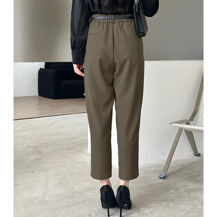 「ジャケットとも合わせやすい」テーパード パンツ ロング丈 | teddyshop | 詳細画像31 
