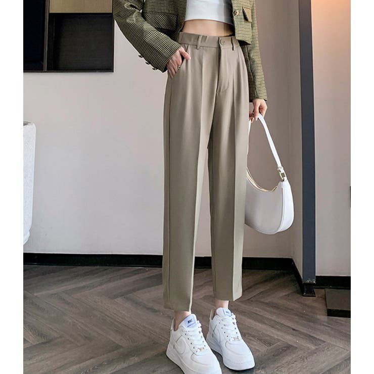 「ジャケットとも合わせやすい」テーパード パンツ ロング丈 | teddyshop | 詳細画像36 