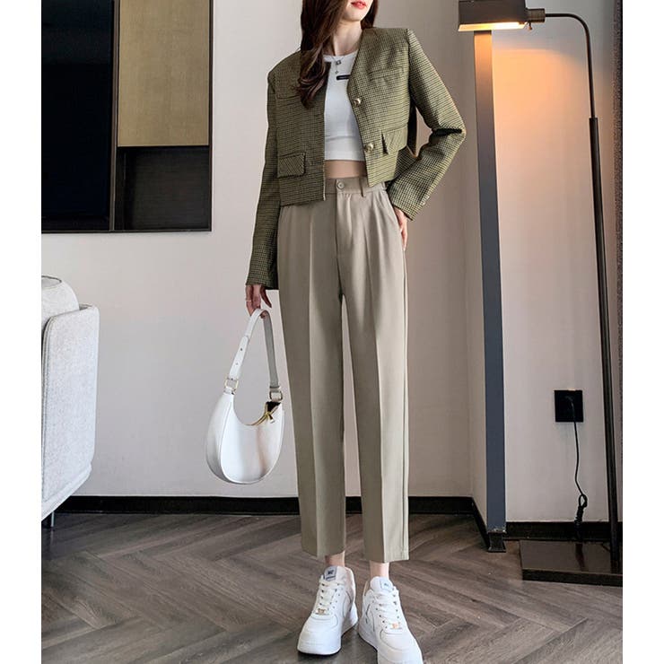 「ジャケットとも合わせやすい」テーパード パンツ ロング丈 | teddyshop | 詳細画像37 