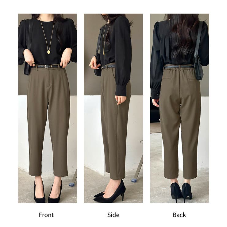 「ジャケットとも合わせやすい」テーパード パンツ ロング丈 | teddyshop | 詳細画像41 