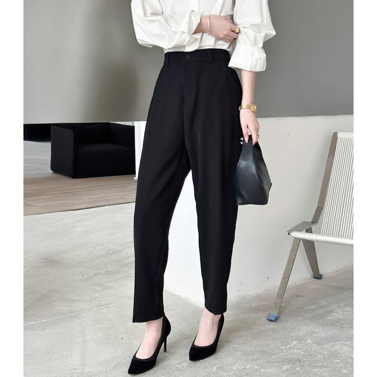 「ジャケットとも合わせやすい」テーパード パンツ ロング丈 | teddyshop | 詳細画像9 