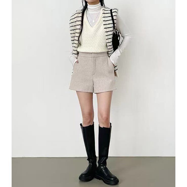 「微起毛でシーズンライクに」ショートパンツ レディース 全4色 | teddyshop | 詳細画像19 