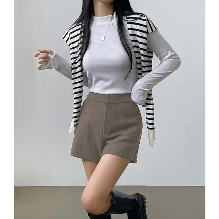 「微起毛でシーズンライクに」ショートパンツ レディース 全4色 | teddyshop | 詳細画像22 