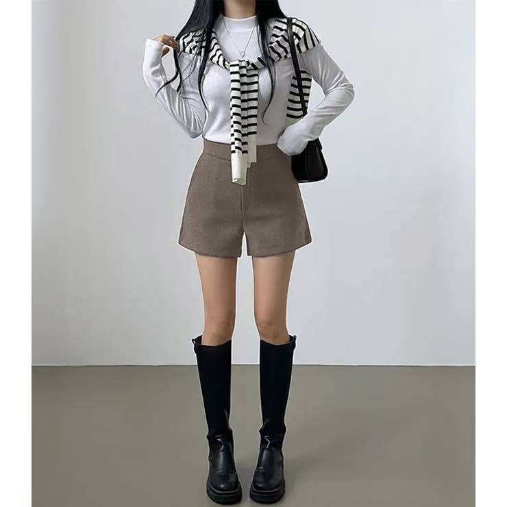 「微起毛でシーズンライクに」ショートパンツ レディース 全4色 | teddyshop | 詳細画像23 