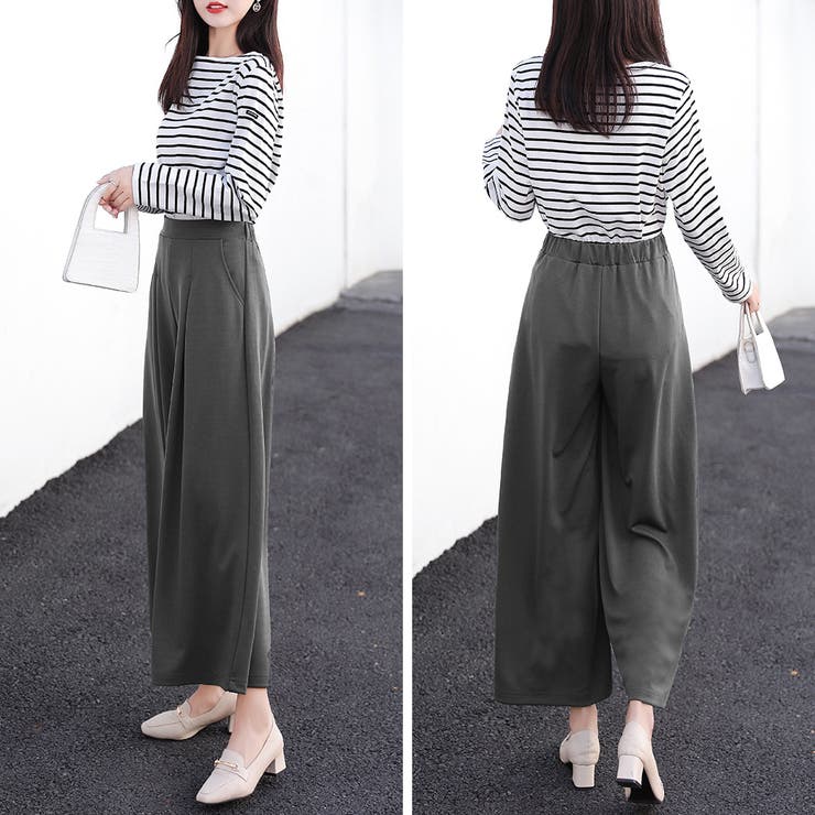 フレアパンツ 全10色 オフィスカジュアル | teddyshop | 詳細画像25 