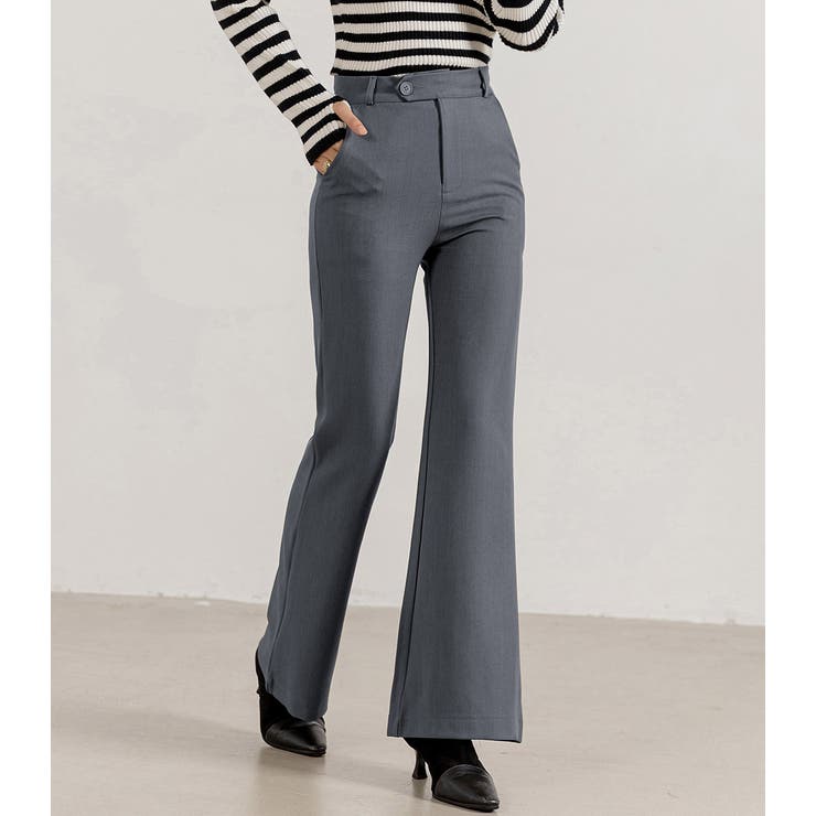 afb フレアパンツ AZUL BY MOUSSY | センタースリットカラーフレアパンツ (パンツ