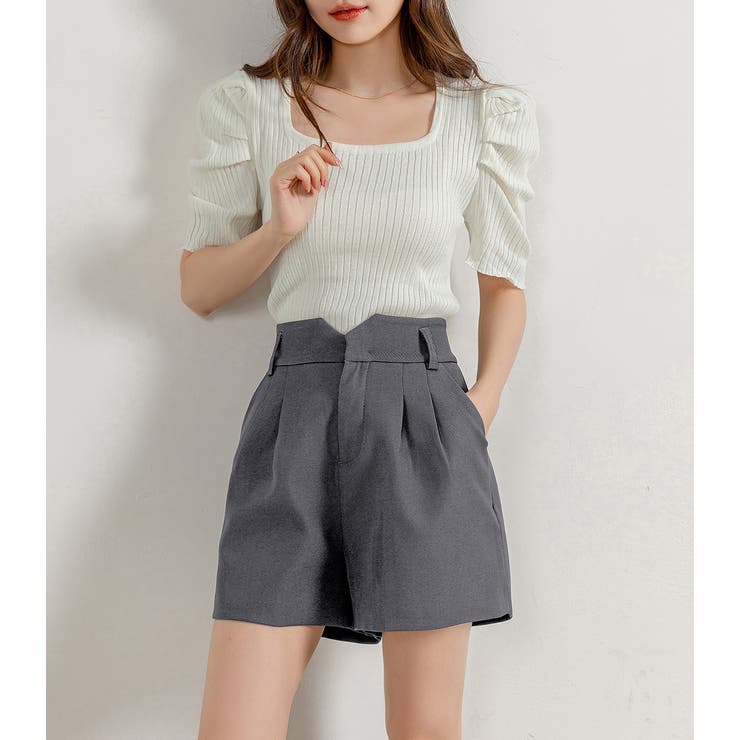 ショートパンツ ハイウエスト レディース | teddyshop | 詳細画像24 