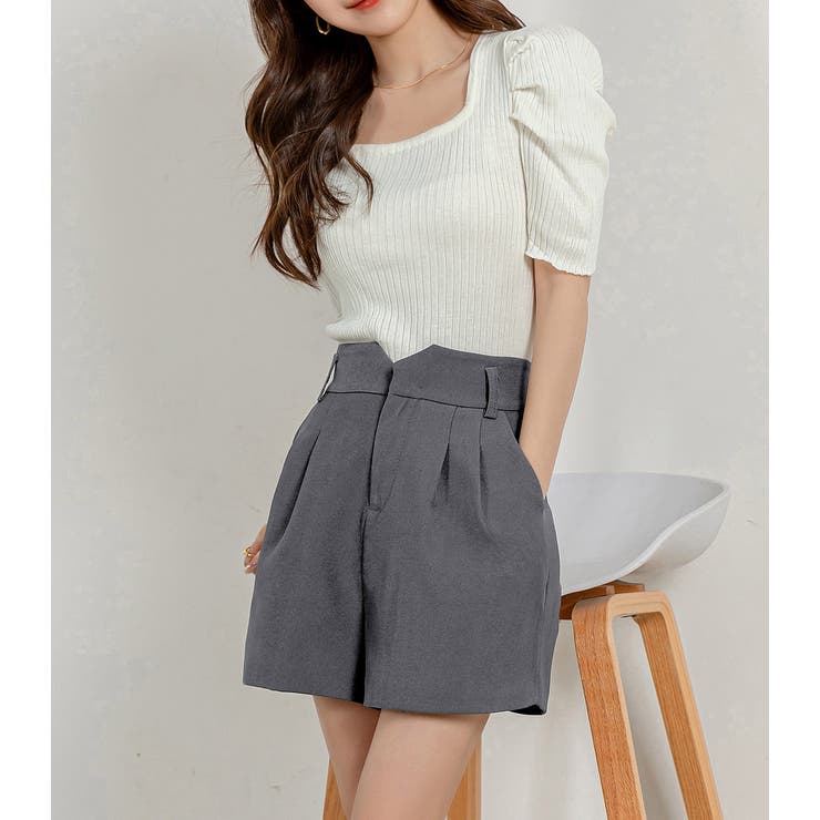 ショートパンツ ハイウエスト レディース | teddyshop | 詳細画像25 