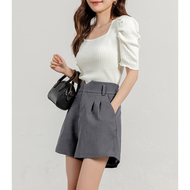 ショートパンツ ハイウエスト レディース | teddyshop | 詳細画像28 