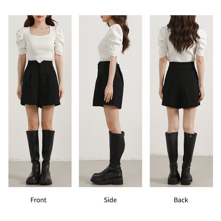 ショートパンツ ハイウエスト レディース | teddyshop | 詳細画像29 