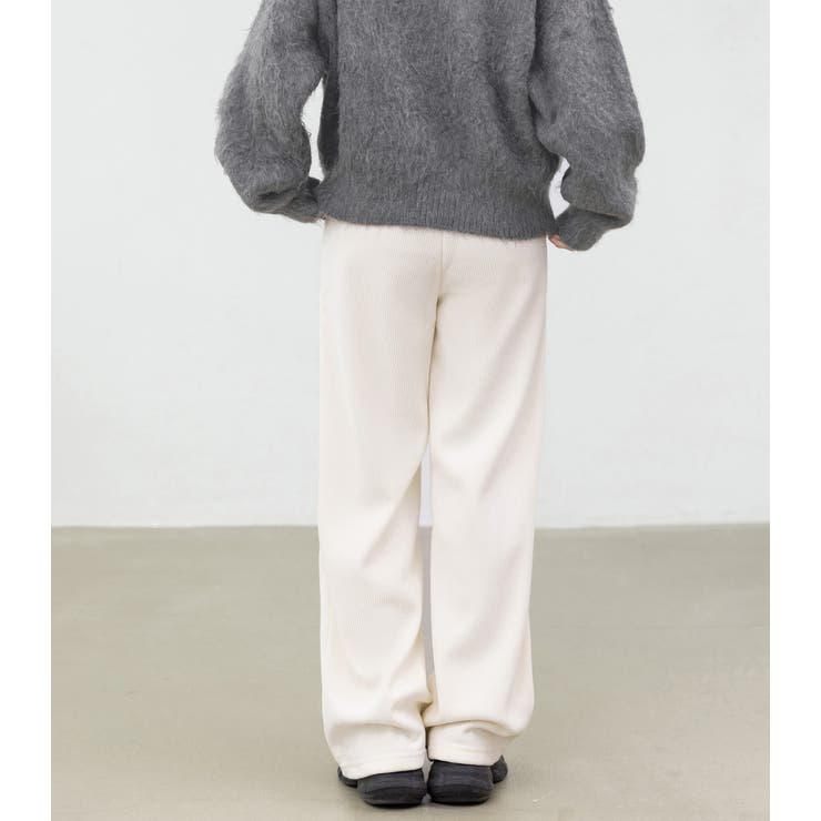 「表裏ともシーズンムード」裏起毛 パンツ ワイド | teddyshop | 詳細画像14 