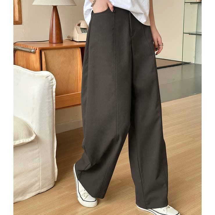 カーブパンツ スラックス 全4色 | teddyshop | 詳細画像19 
