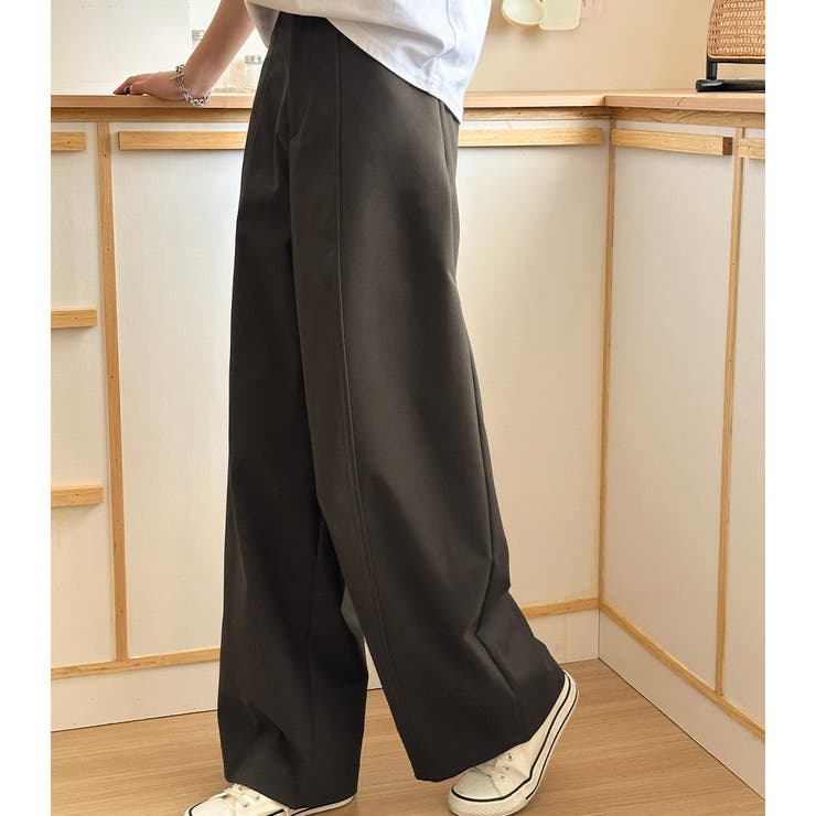 カーブパンツ スラックス 全4色 | teddyshop | 詳細画像20 