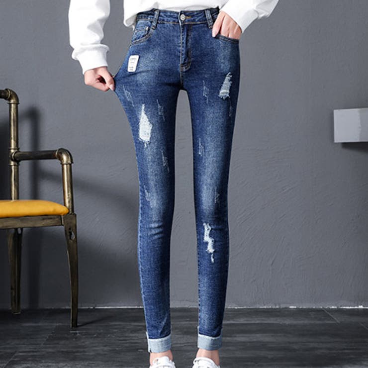 ダメージスキニー レディース ストレッチ 品番 Ty Teddyshop テディーショップ のレディース ファッション通販 Shoplist ショップリスト