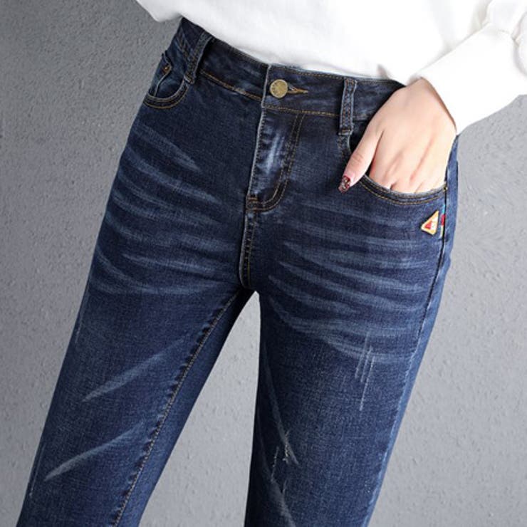 A：ブルー | ストレッチスキニー レディース ストレート | teddyshop