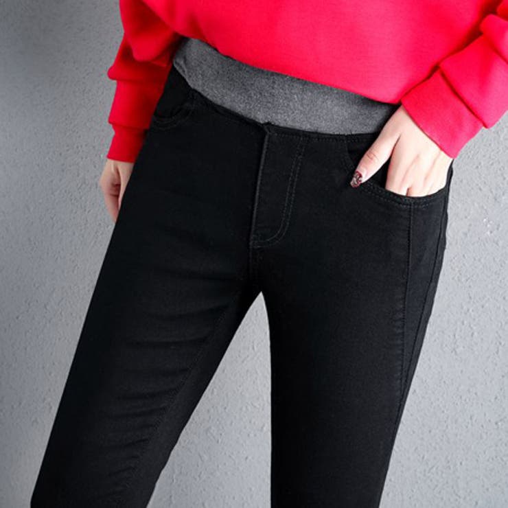 ブラック | ストレッチデニム レディース ストレート | teddyshop