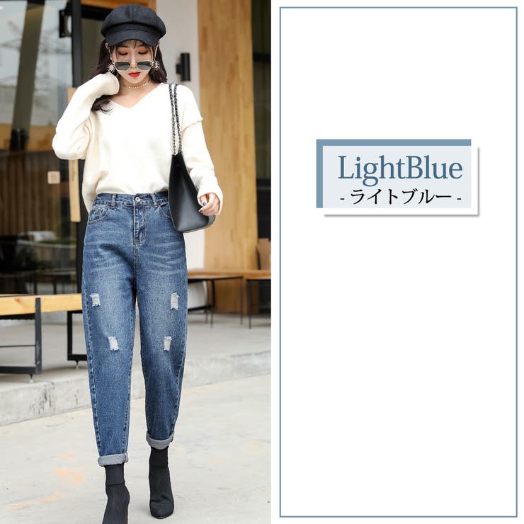 デニムパンツ レディース ストレート | teddyshop | 詳細画像4 