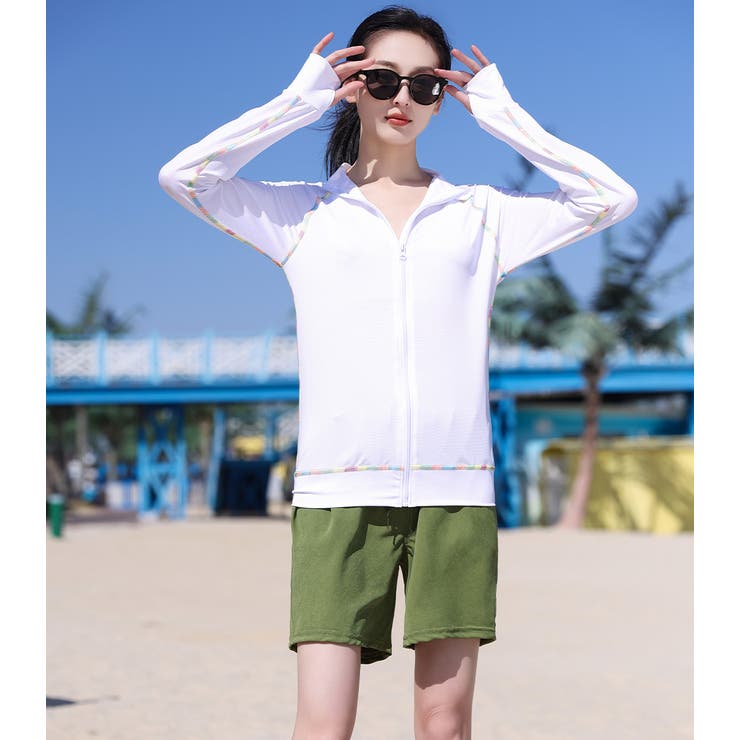 【紫外線カット率97 6％】ラッシュガード ライトアウター | teddyshop | 詳細画像79 