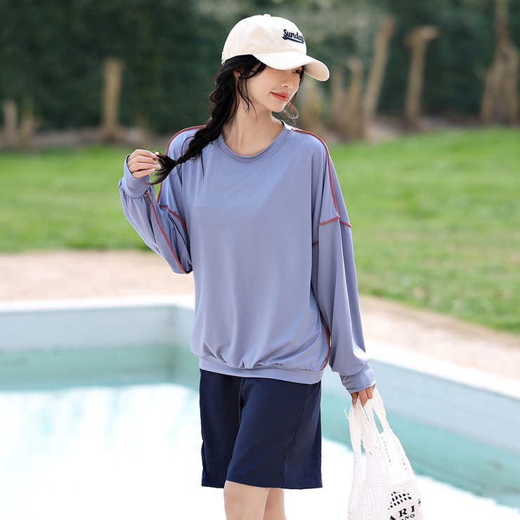 【紫外線カット率99 2％】ラッシュガード トップス | teddyshop | 詳細画像43 