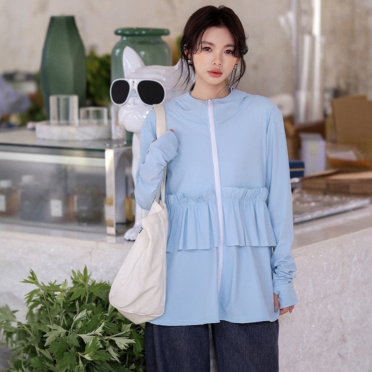 ラッシュガード レディース 水着体型カバー[品番：TY000008563