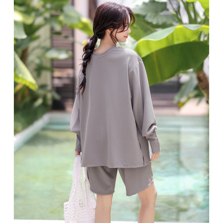 【紫外線カット率99 9％以上】ラッシュガード レディース | teddyshop | 詳細画像31 