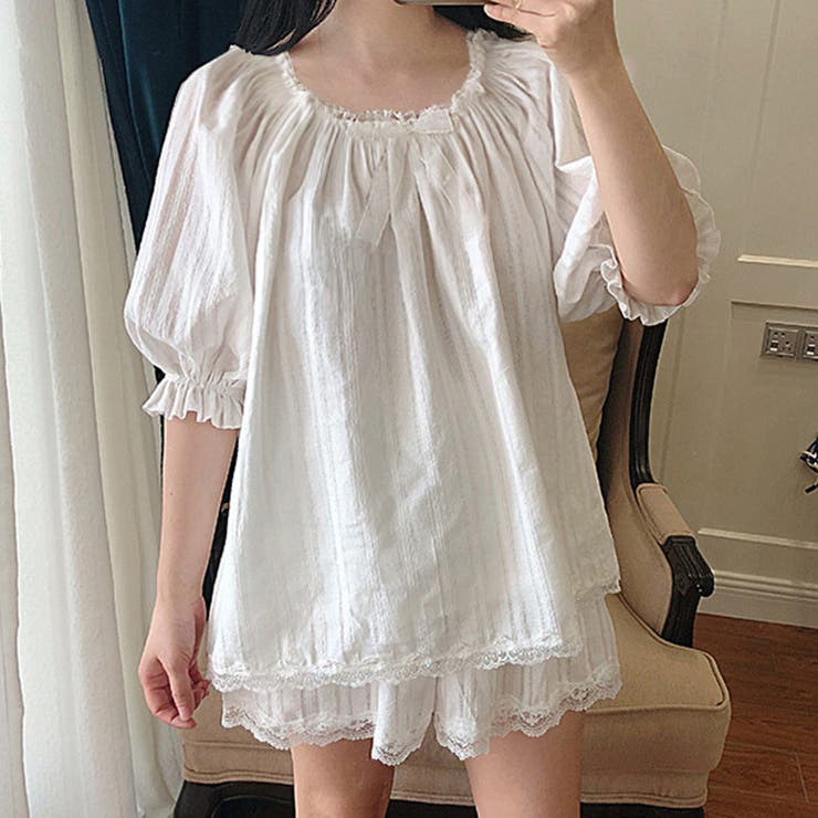 ルームウェア春夏レディース可愛いパジャマ上下セット半袖トップス短パンショートパンツ2点セットチェック定番ベーシックデイリー部屋着寝巻き薄手ポケット付きゆったりウエストゴム前開きフロントボタン開襟オープンカラーリラクシープレゼント