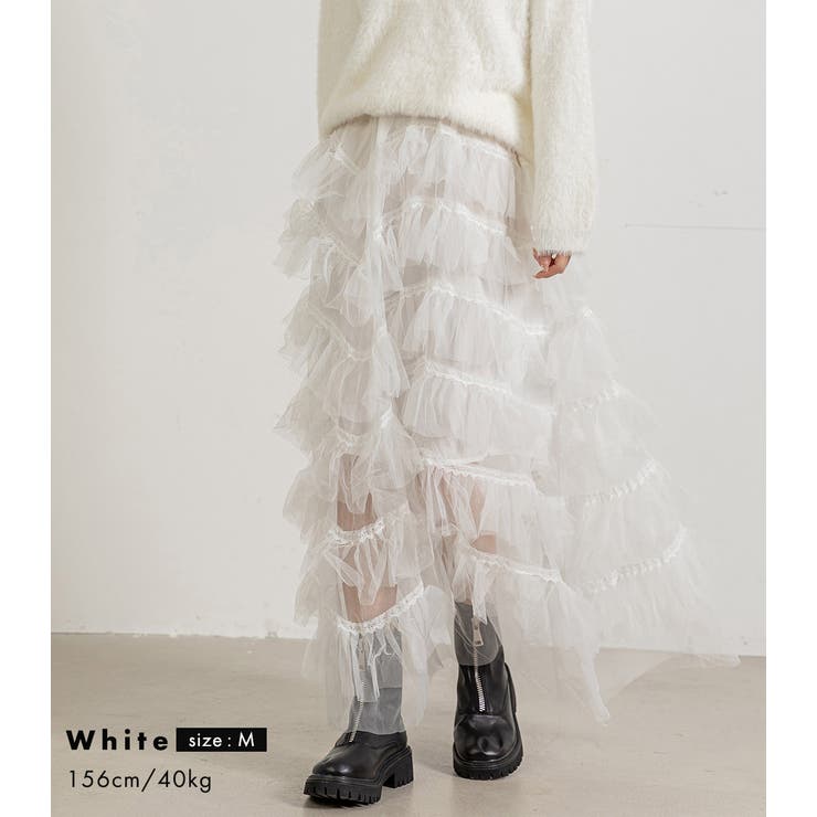 poet ティーツリーガーゼワンピース ¥10,800 チュールスカート シアー poet ティーツリーガーゼワンピース ¥10,800 チュールスカート